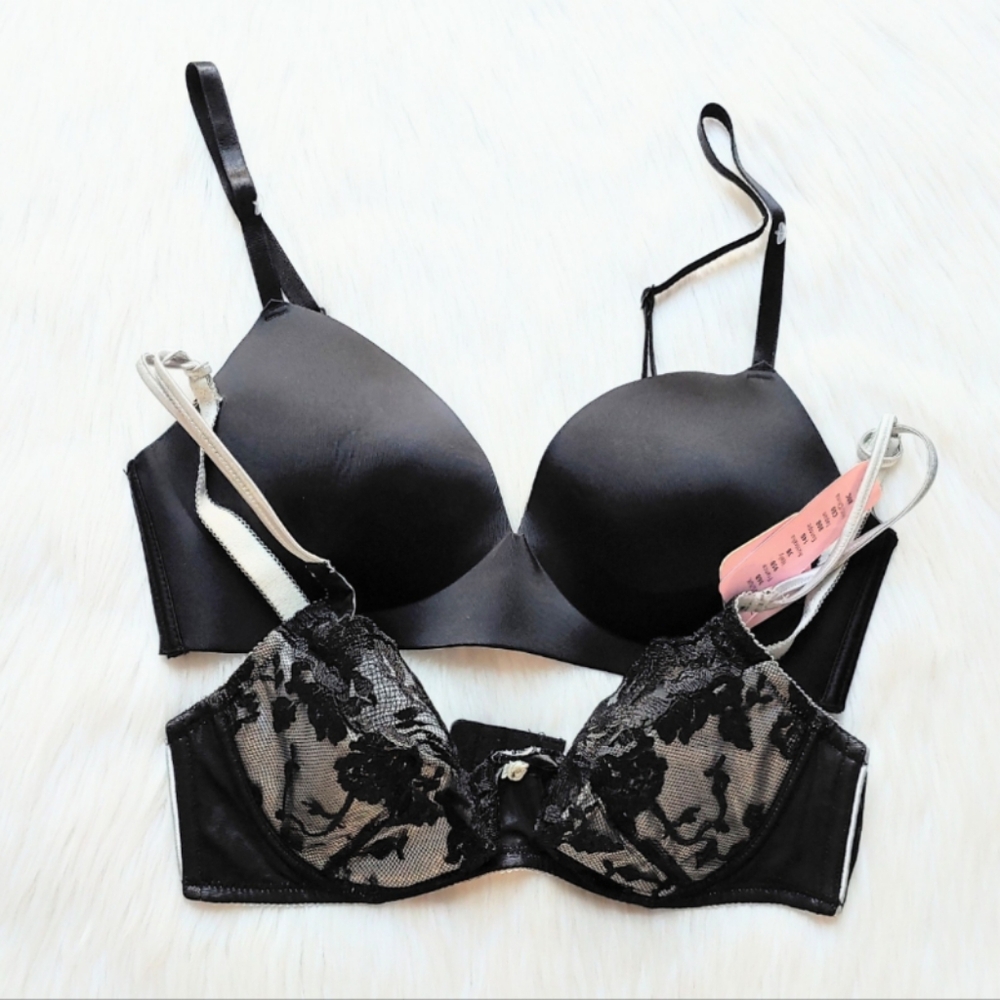 Sophie B Lightly-Lined & Affinitas Floral Lace Bras, 36B